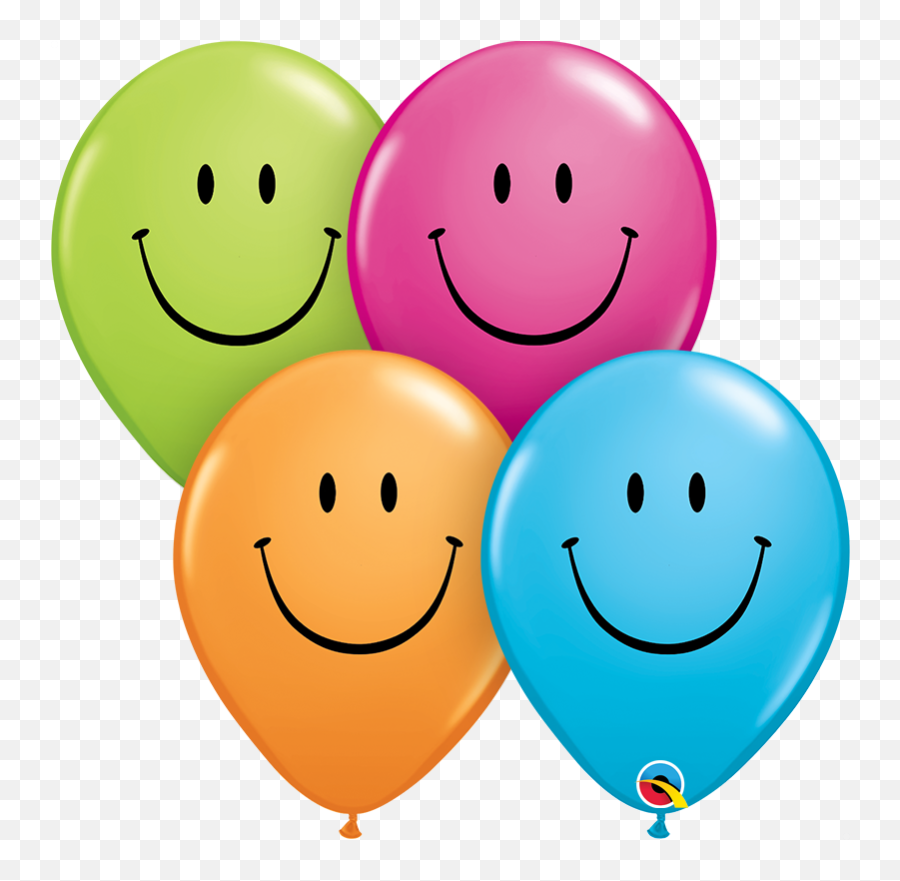 Latex Balloons Smile Face Ast Pcs - Fairy Balloons Emoji,Emoticon Flag Latex