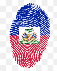 Haiti Flag Png - Haitian Flag Fingerprint Emoji,Emojis For Haitian Flag