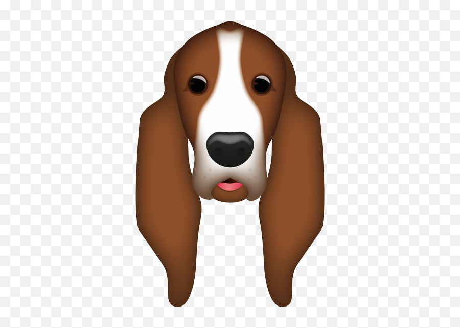 Più Veloce Basset Hound Emoticon Emoji,D Dog Emojis
