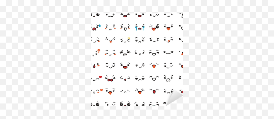 Set Of Cute Lovely Kawaii Emoticon Sticker U2022 Pixers - We Emoji,Text Emoticon Owl Eyes