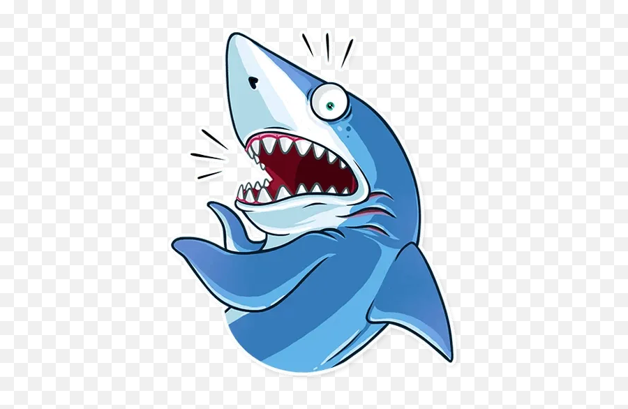 Itu0027s A Sharku201d Stickers Set For Telegram - Great White Shark Emoji,Shark Emoji Facebook