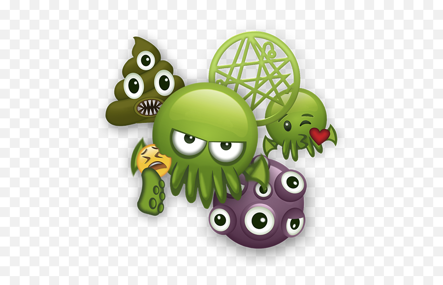 Interactive Books Iclassics Collection - Transparent Cthulhu Emoji,Cthulhu Emoji