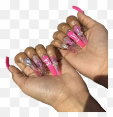 Nails Gucci Pngs Nailpngs Nichepng Sticker By Paris - Gel Nails Emoji,Nail Paint Emoji