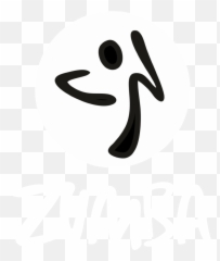 Logo Zumba Png Emoji,Emoticon Black And White Dance