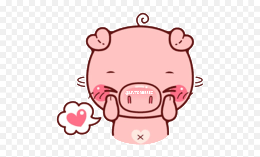 Sticker Maker - Pink Pig 2 Emoji,Brown And Cony Emoji Stickers