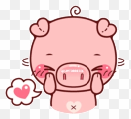 Sticker Maker - Pink Pig 2 Emoji,Brown And Cony Emoji Stickers