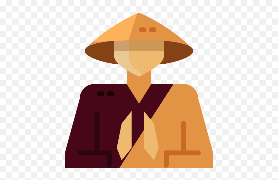 Monk - Free People Icons Emoji,Man In Chinese Hat Emoji
