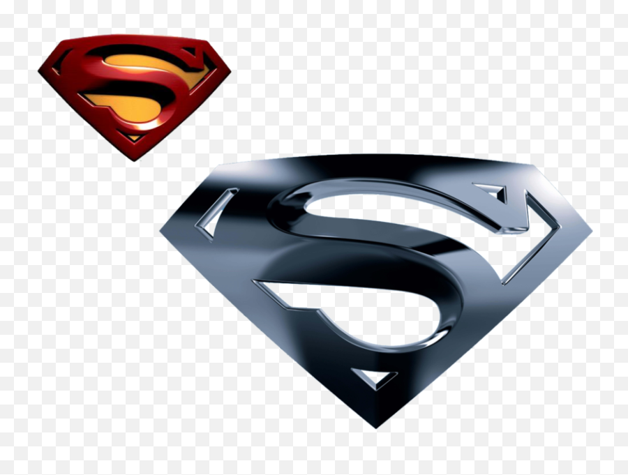 Superman Logo - Logo Superman Silver Png Emoji,Superman Emoji Symbol