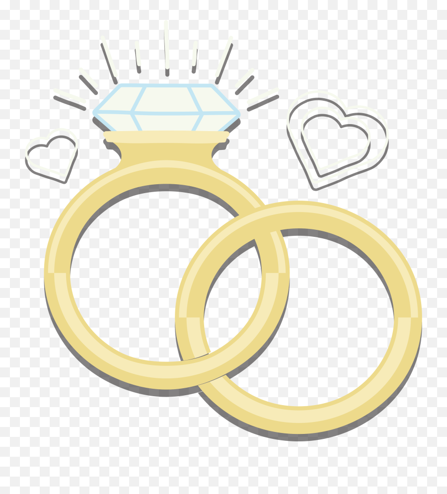 Download Diamond Rings Sparkling - Engagement Rings Png Vector Emoji,Letter Money Ring Bride Emoji