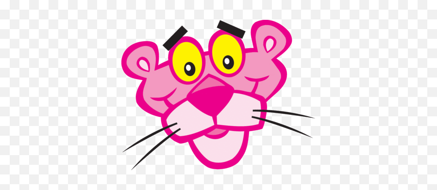 If The Pink Panther Used Tweetbot This - Cartoon Pink Panther Face Emoji,Panther Emoji Iphone