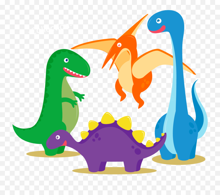 Dinosaur Vector Cartoon Euclidean Free - Dinosaur Birthday Images Vector Emoji,Hynes Eagle Cute Emoji Backpack Cool Kids School Backpack