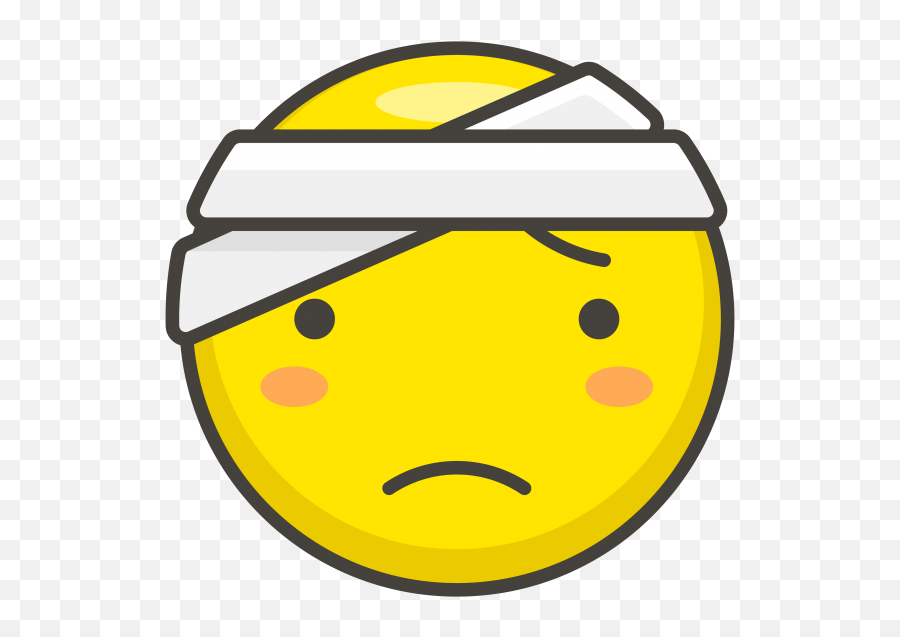 Face With Head Bandage Emoji Clipart - Head With Bandage Emoji,Frankenstein Emoji