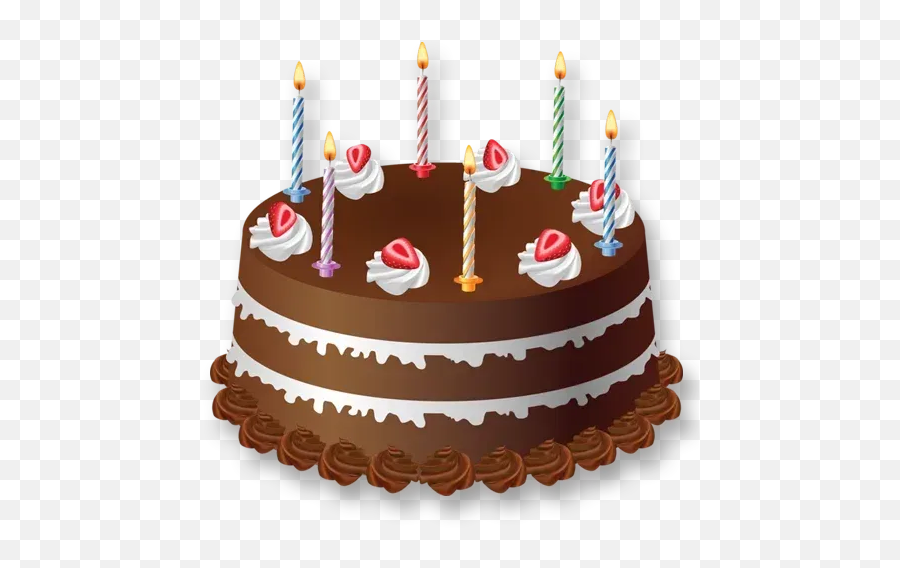 Cake Happy Birthday Whatsapp Stickers - Stickers Cloud Clear Background Birthday Cake Png Emoji,Happy Birthday Cake Emoticon