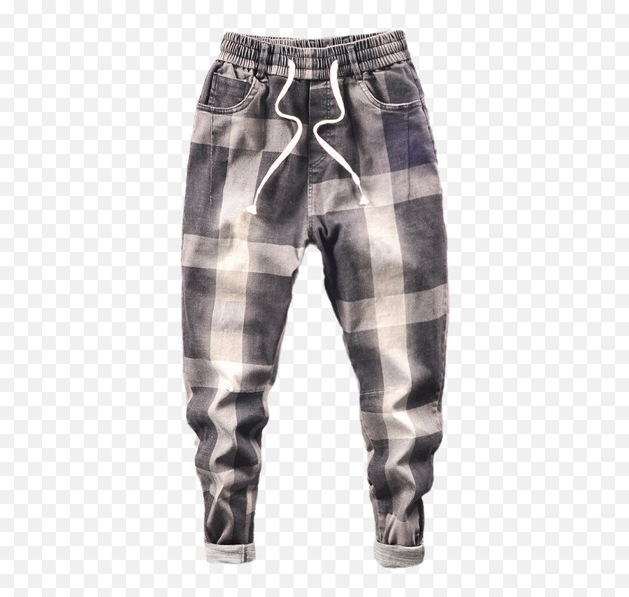 Casual Plaid Ankle Length Pants Men - Solid Emoji,Aliexpress Emoji Joggers