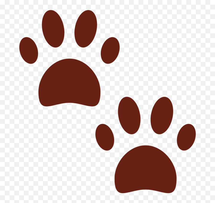 Paw Prints Emoji Clipart - Emoji De Huellas De Perro,Emojis For Printing