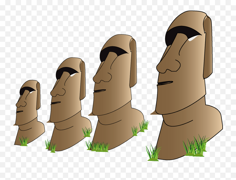 Easter Island Moai Clipart - Moai Emoji,Easter Island Emoji