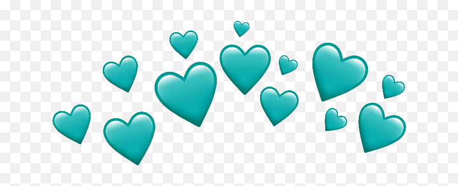 Heart Aquamarine Sticker - Girly Emoji,Aquamarine Emoji