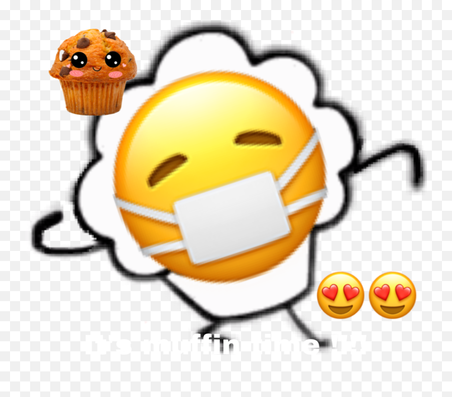 Songs Its Muffin Time Come Sticker - Happy Emoji,Muffin Emoticon