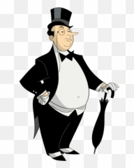 Batman The Animated Series Rogues Gallery Part 2 - Top Hat And Tails Cartoon Emoji,Nightgown Emotion Gallery