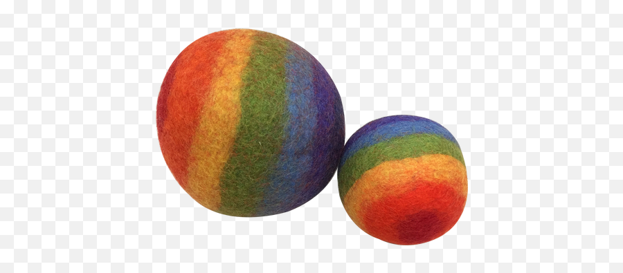 Papoose Rainbow Felt Balls - Papoose Rainbow Felt Balls Emoji,Emotions Balls
