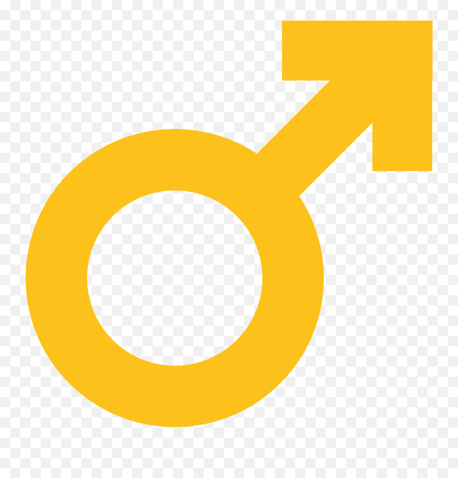 Male Sign Emoji Clipart - Dot,Gender Symbol Emoji