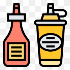 Molho Tempero Livre De Street Food - Vocabulary Icons Emoji,Pote De Catchup Emoticon