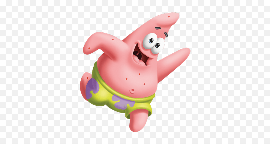 Patrick Star Memes Png - Patrick Running Png Emoji,Patrick Starfish Emoticon