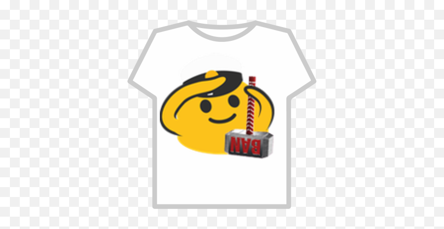 Ban - Roblox T Shirt Emoji,Ban Emoticon