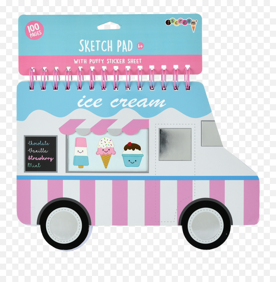 Ice Cream Truck Giant Sketch Pad Emoji,Cupcake+truck Emoji