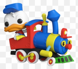 Pop Train Casey Jr - Donald Duck W Engine Train Funko Pop Emoji,Train Train Train Train Emoji