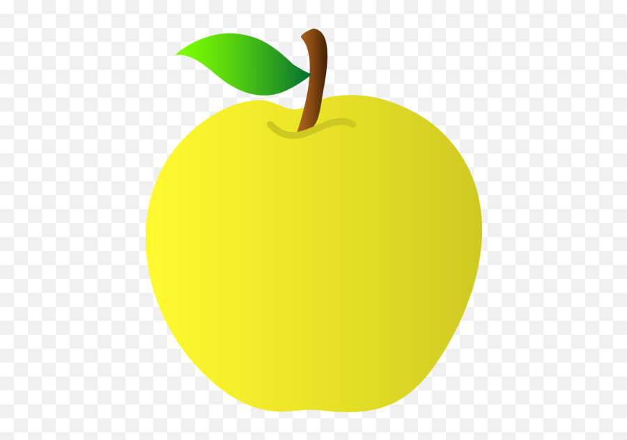 Yellow Clip Art - Clipartsco Yellow Apple Clipart Emoji,Bee Emojis Apple Vector