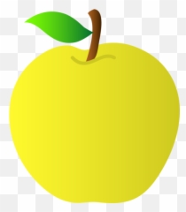 Yellow Clip Art - Clipartsco Yellow Apple Clipart Emoji,Bee Emojis Apple Vector