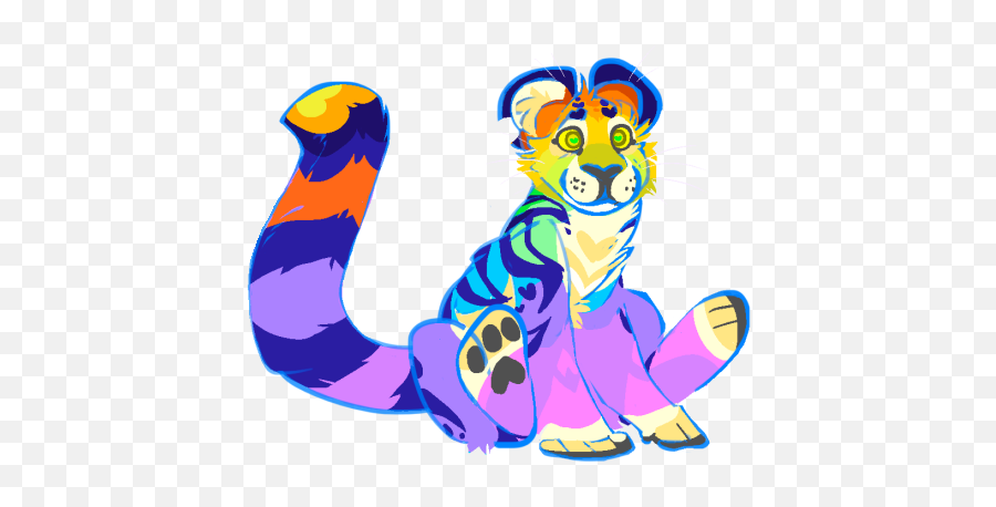 Kougra - Dot Emoji,Neopets Emotions 2000