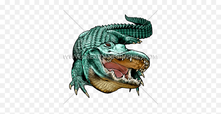 Gator Production Ready Artwork For T - Shirt Printing Decal Emoji,Facebook Emoticons Alligator