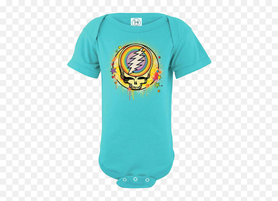 Hippie Baby Clothes - Steal Your Face Emoji,Grateful Dead Emoticon