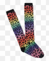 Bold Socks - Girly Emoji,Girls Emoji Knee Socks