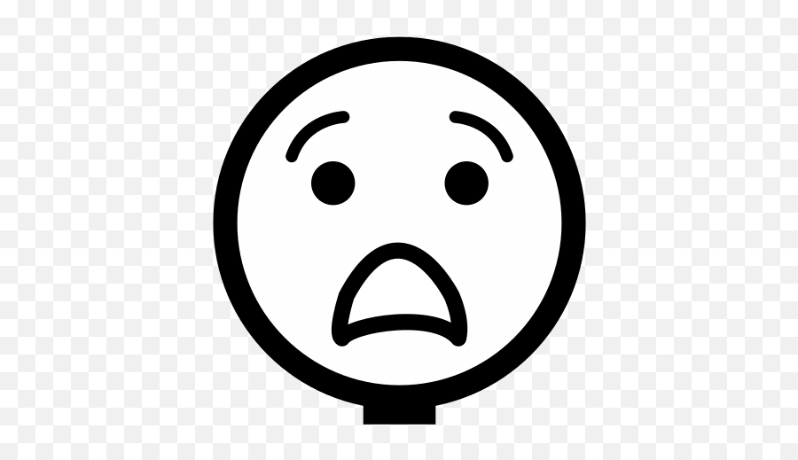 Scared In Arasaac Global Symbols - Emotion Emoji,Emoticons Se Sentindo...