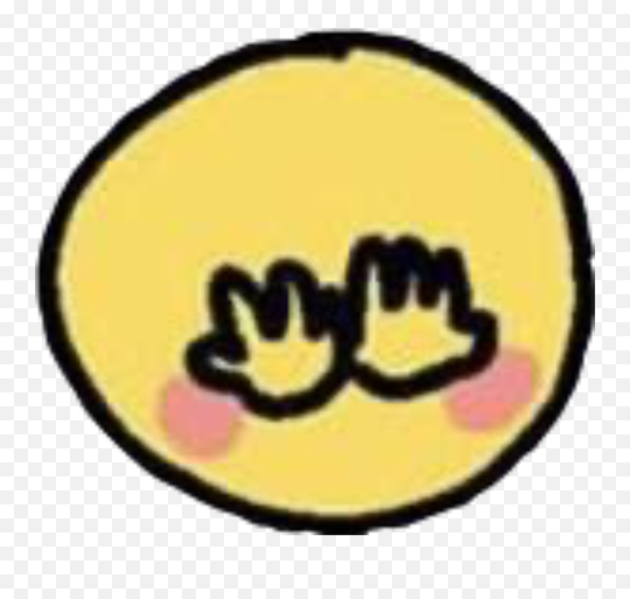 Emoji Meme Blush Blushy Uwu Sticker By Nikki - Happy,Blushy Emoticon