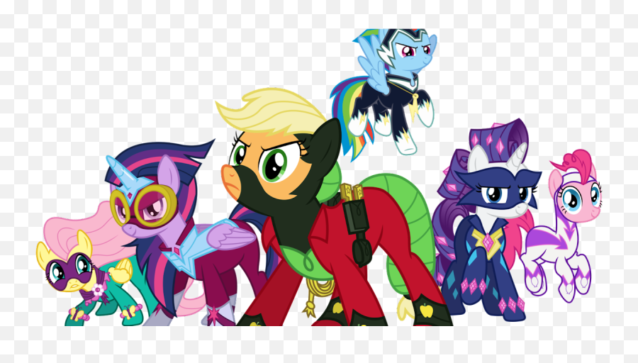 Power Ponies To The Rescue - Mlp Original Power Ponies Emoji,Applebloom Mlp Shrug Emoji