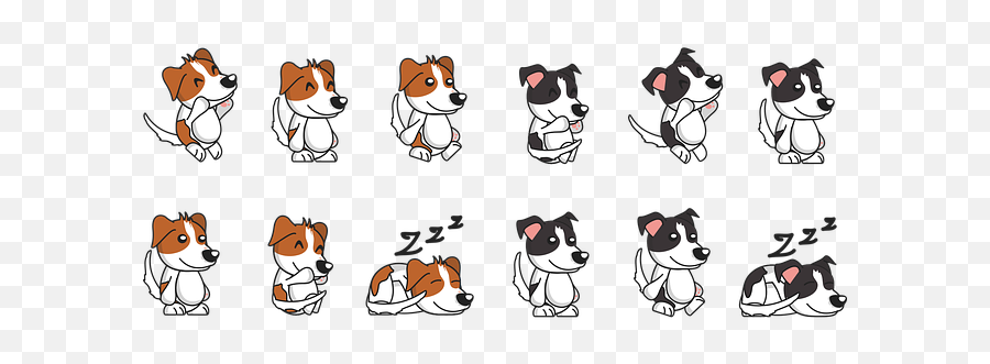 Free Photo Dog Cheerful Vectors Comic - Vectores Perros Gratis Emoji,Animal Emotions Cartoon