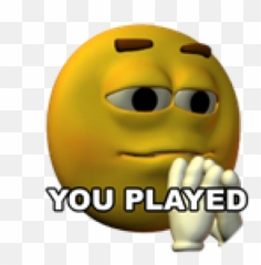 You Played Badge - Roblox Among Us Emoji Cursed,Squash Emoticon