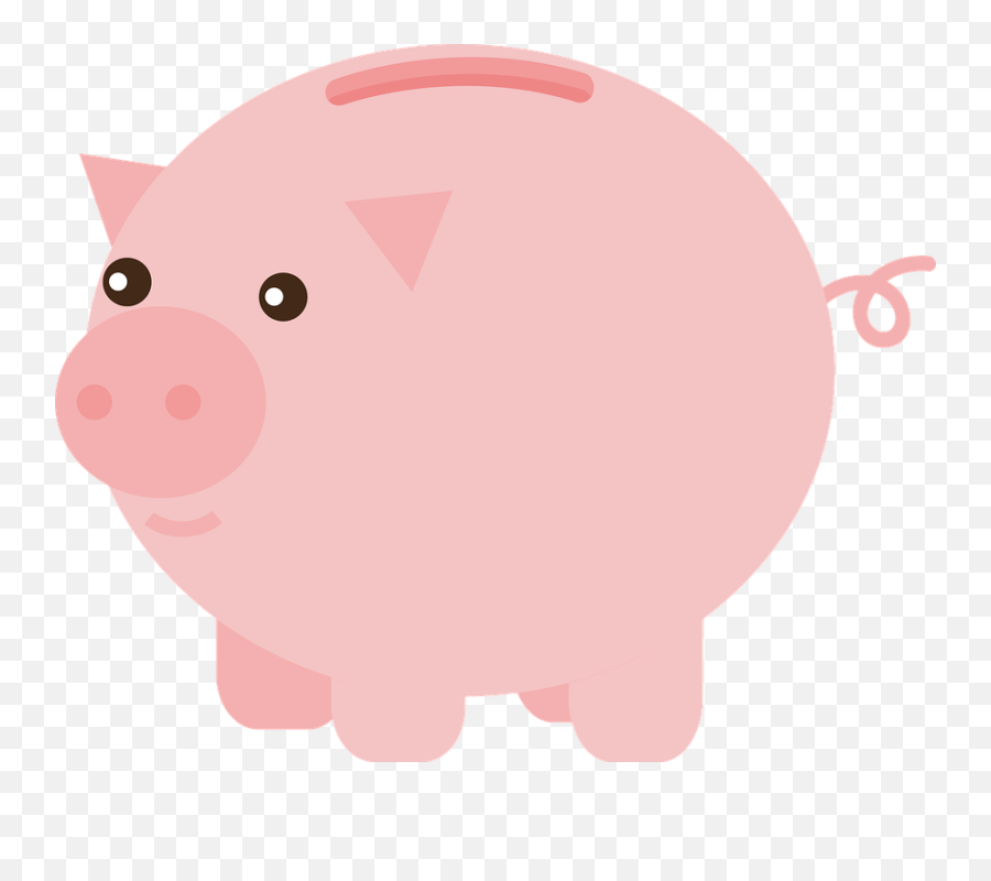 Animated Piggy Bank Png Transparent - Transparent Background Piggy Bank Clip Art Emoji,Emoji Coin Bank