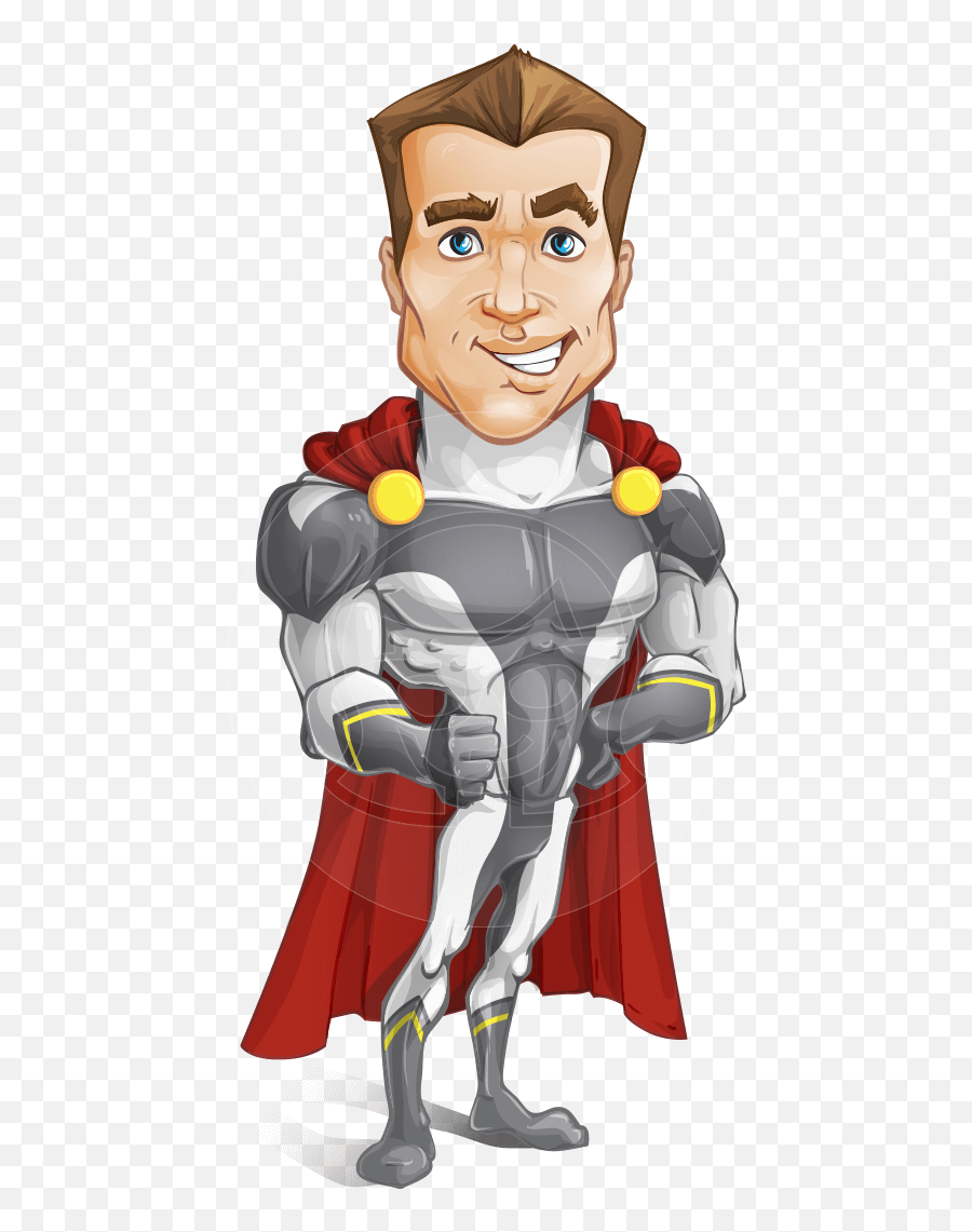 Man With Superhero Powers Cartoon Vector Character - 73 Illustrations Graphicmama Clipart Male Super Hero Emoji,Superhero With Emotion Powers