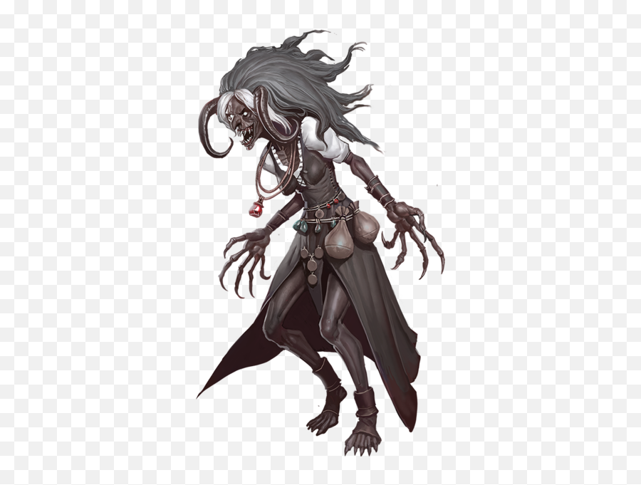 Pathfinder Humanoids Characters - Tv Tropes Night Hag 5e Emoji,Emotion Eater Monster