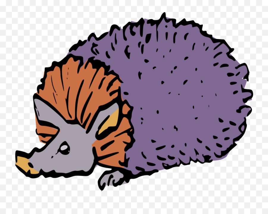 Porcupineheadpurple Png Clipart - Royalty Free Svg Png Animal Emoji,What Does The Porxupine Emoticon