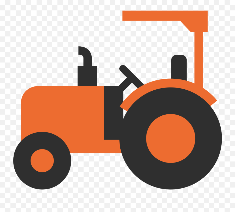 Tractor Emoji Clipart Free Download Transparent Png - Orange Tractor Clipart,Emoji Clipart