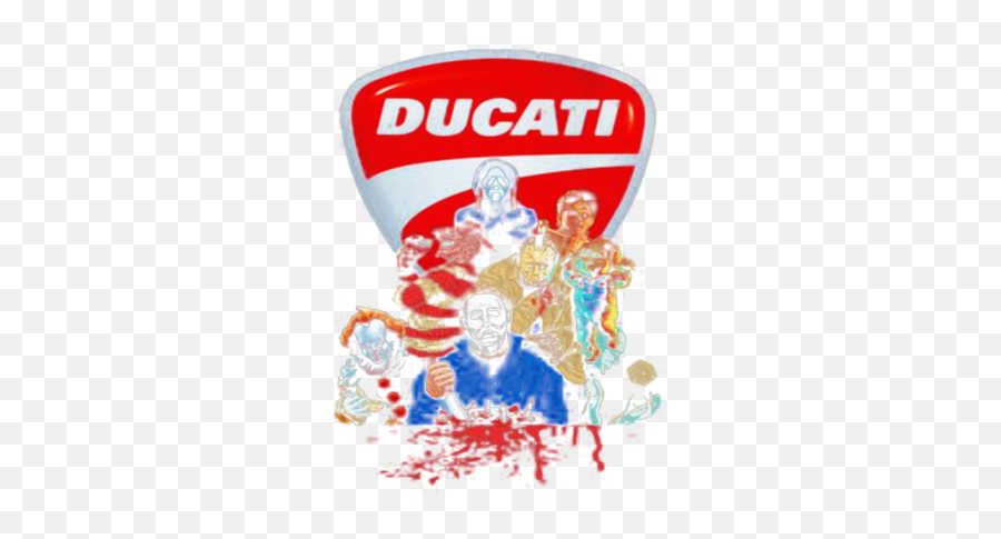 Halloween Horror Characters Ducati Logo Shirt Emoji,Ducati Design & Emotion