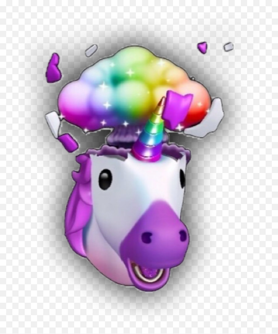 Unicorn Emoji Sticker By U2027u208a,Uunicorn Emoji
