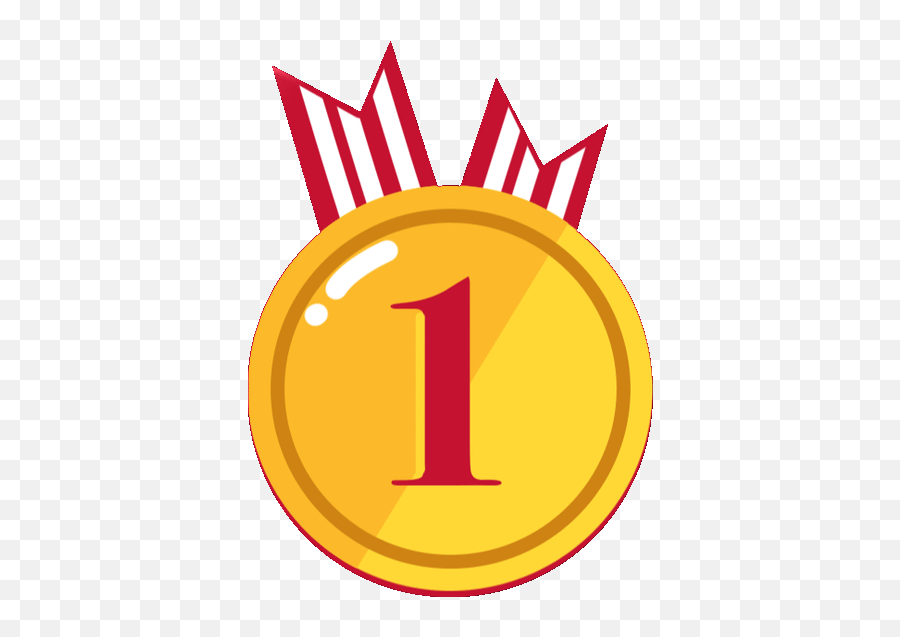 Find Make Share Gfycat Gifs St Place - 1st Place Medal Gif Medal Gif Emoji,Gold Medal Emoji