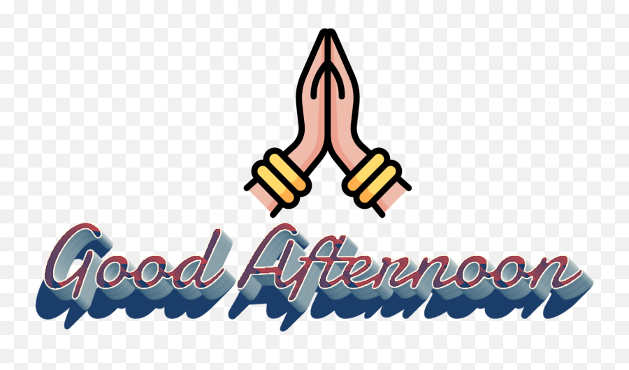 Good Afternoon Png Transparent Images - Transparent Namaste Transparent Good Afternoon Png Emoji,Emoji For Namaste